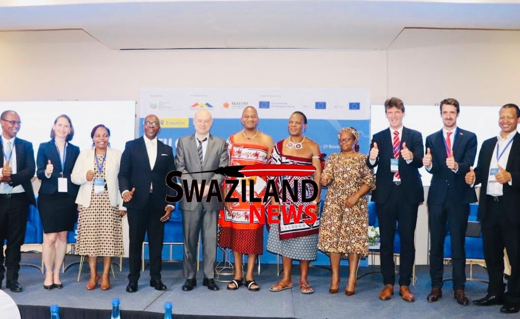 New Natural Resources Minister Prince Lonkhokhela officially opens European Union(EU) Green Power Transformation Forum.