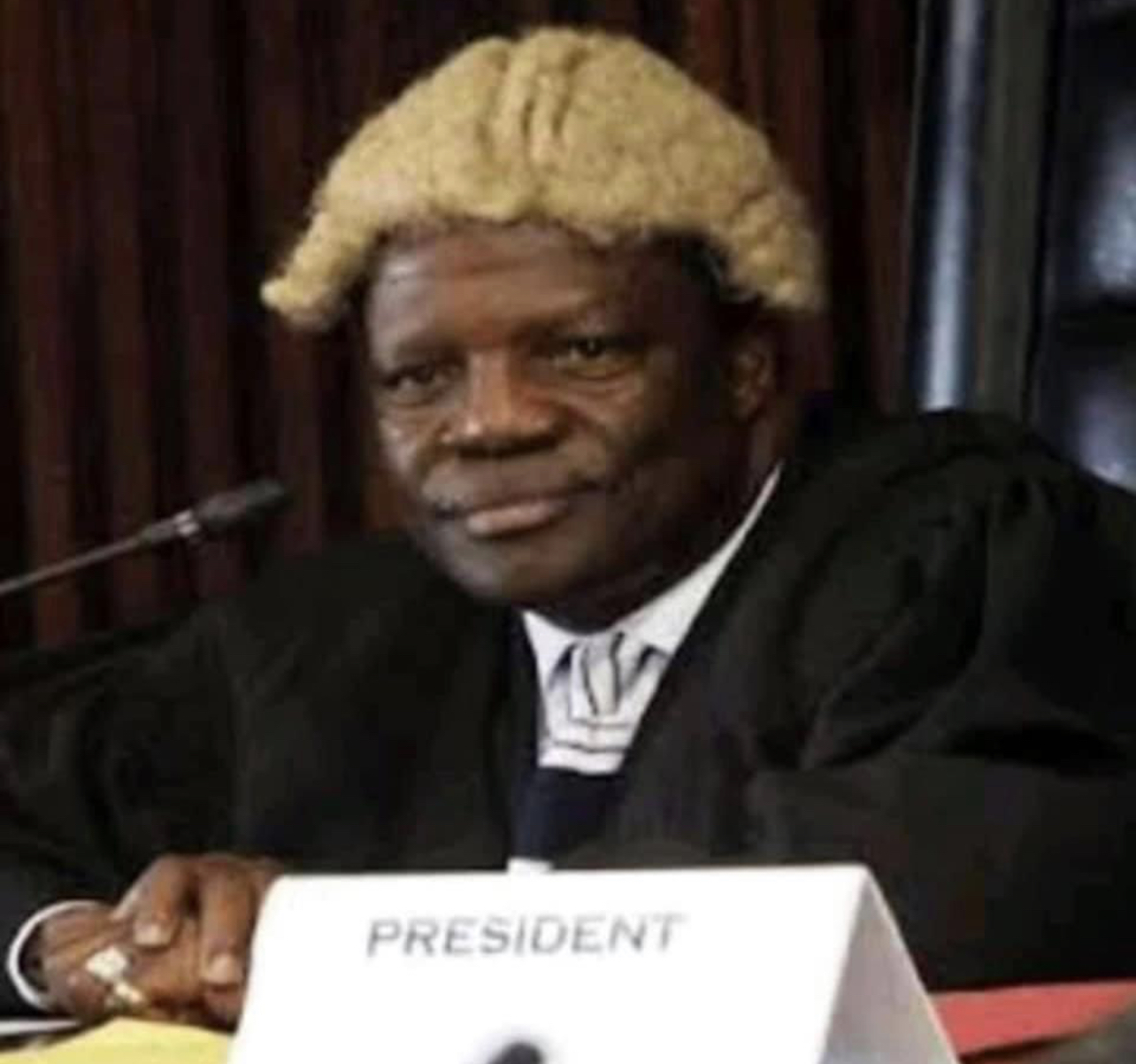  EX-SENATE DEPUTY PRESIDENT: Mswati is watching while an editor runs the country on air.