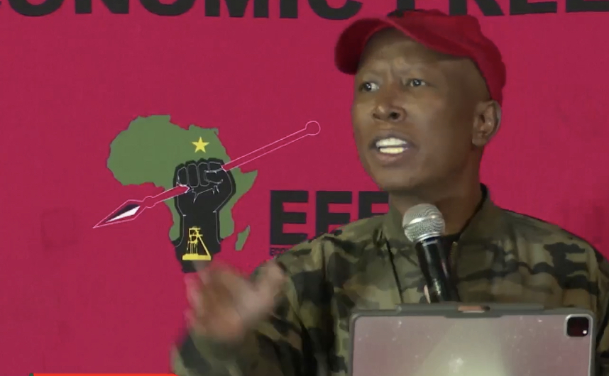 EFF LEADER JULIUS MALEMA:I asked Deputy President Floyd Shivambu what wrong I did to him so I cannot repeat it to someone else, he said “it’s a political decision to leave”.