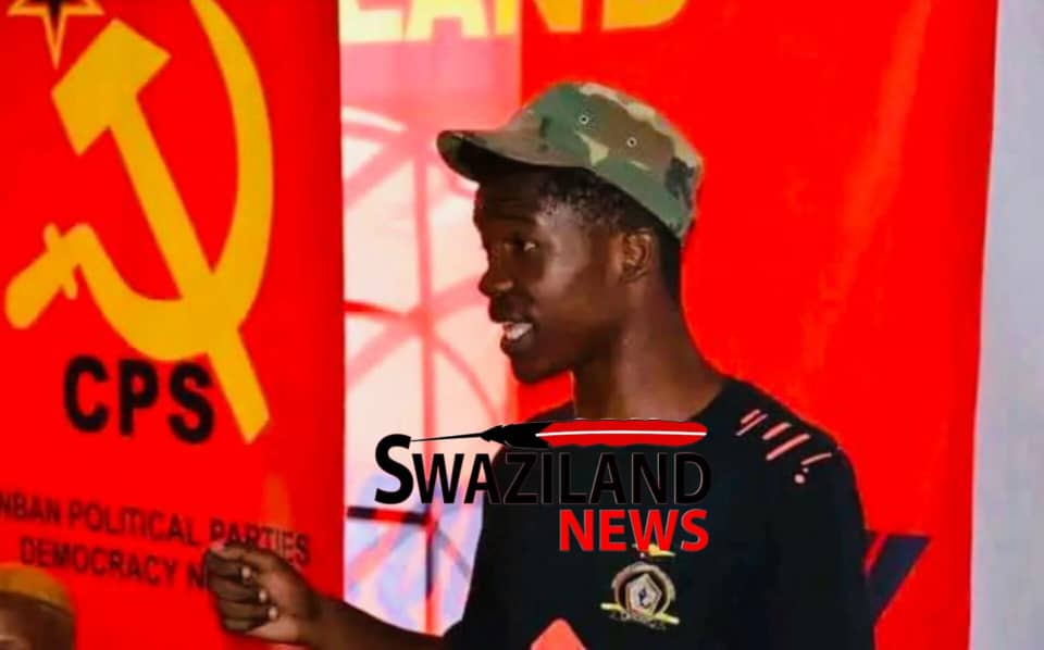 Students Union Political Educator Sambulo Shongwe arrested for allegedly burning National Flag.