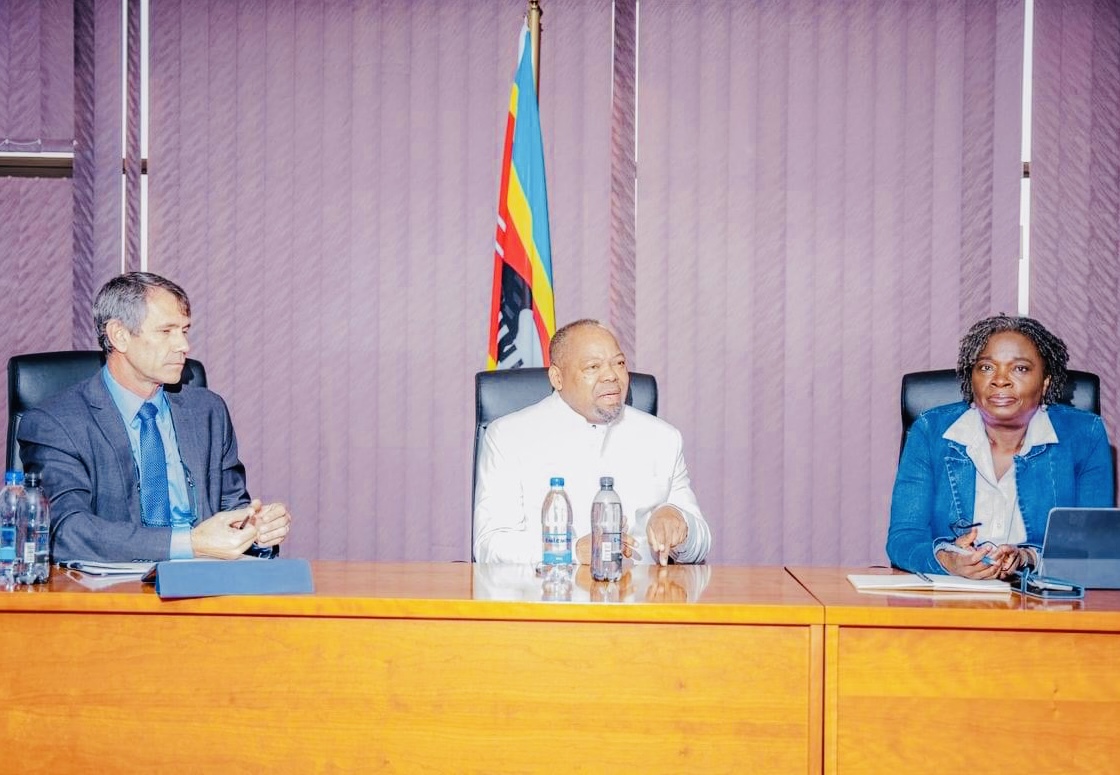 World Bank Eastern and Southern Africa Vice President Victoria Kwaka in eSwatini,meets Finance and Economic Planning Ministers.
