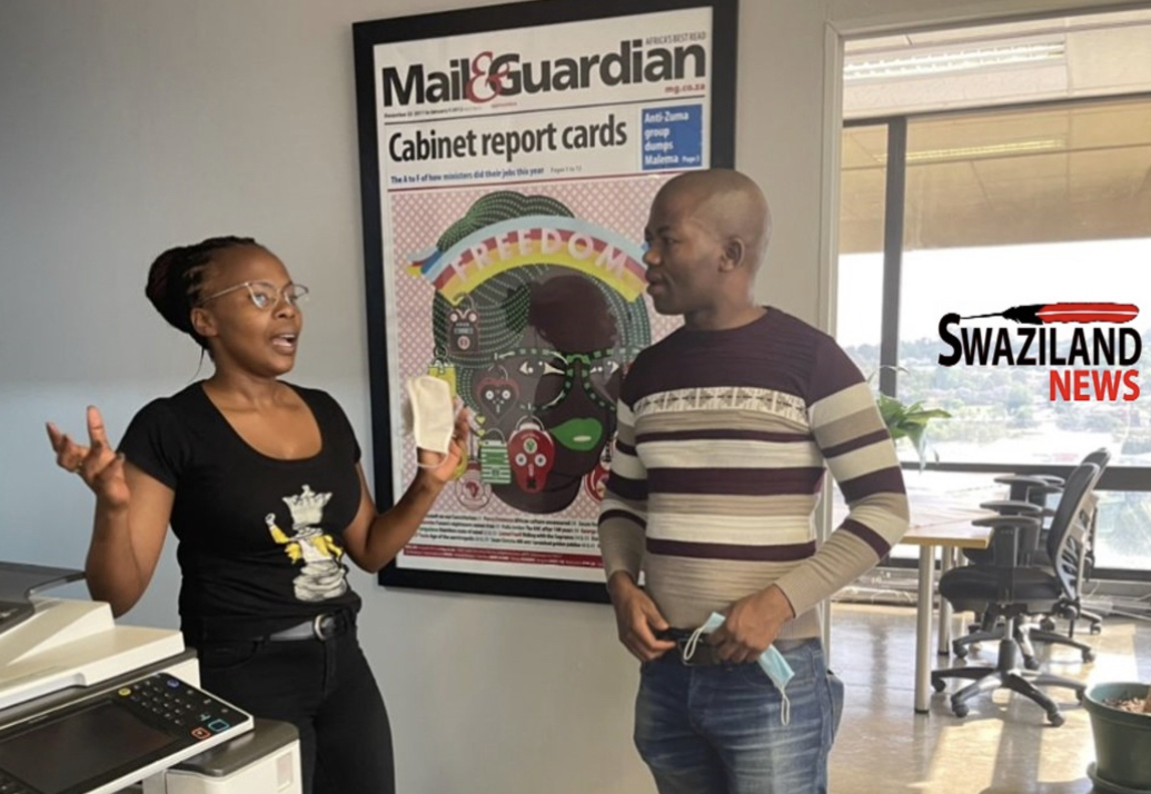 Mail and Guardian editor, Swaziland News editor meet to strengthen working relationship.
