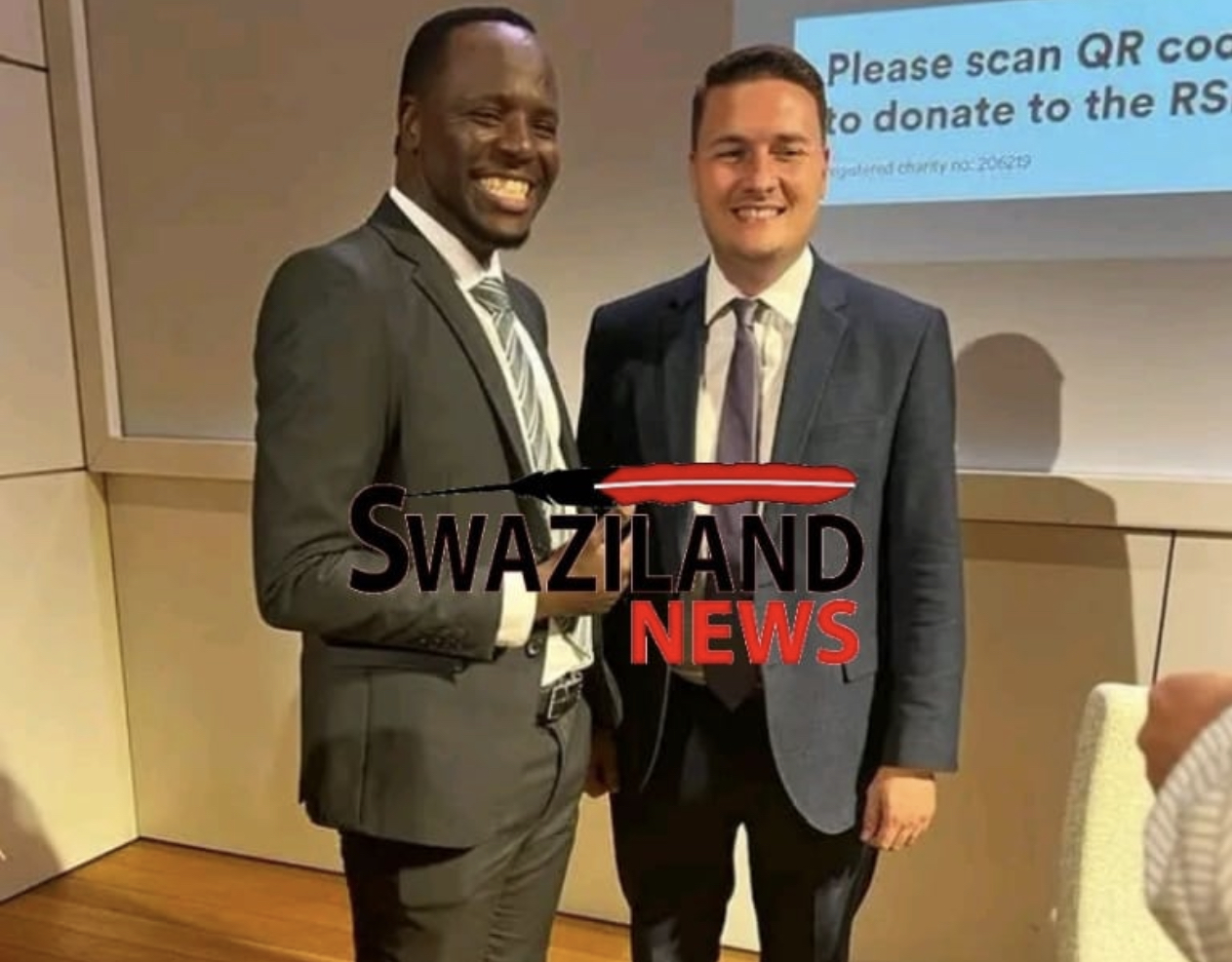 SWALIMO President meets another British MP, lobby for international support on eSwatini struggle for democracy.