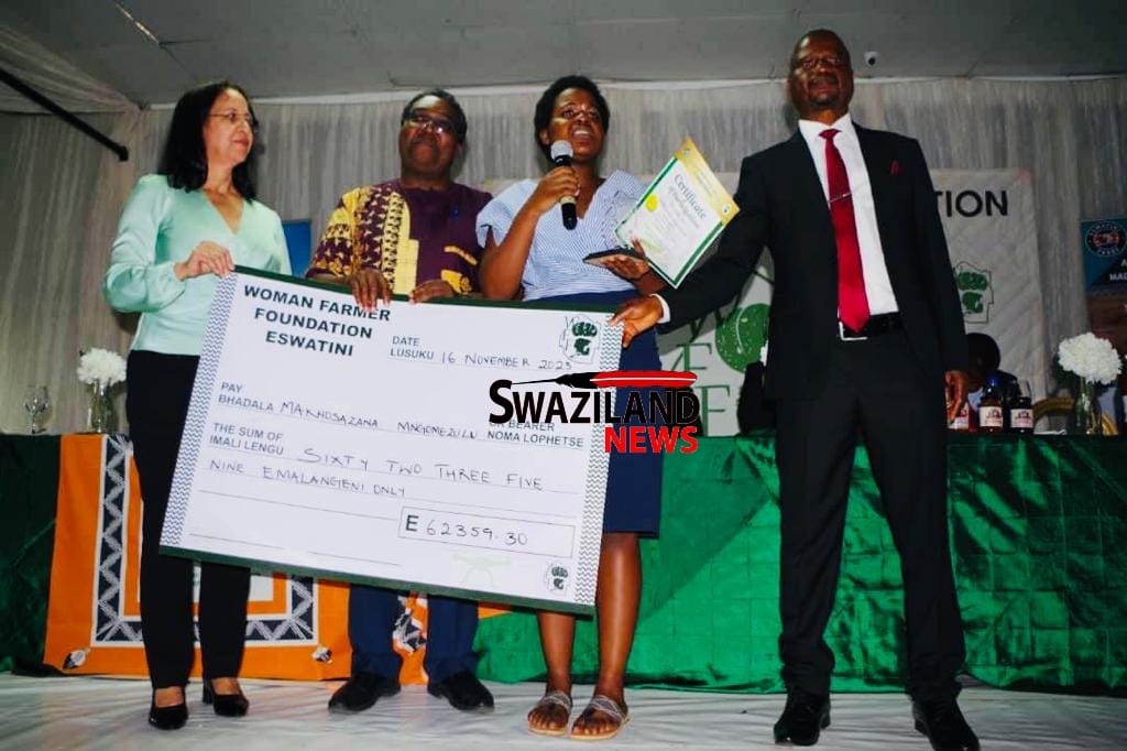 Gugu Shongwe wins Woman Farmer of the Year Award, Makhosazana Mngometulu is Youth Farmer of the Year.