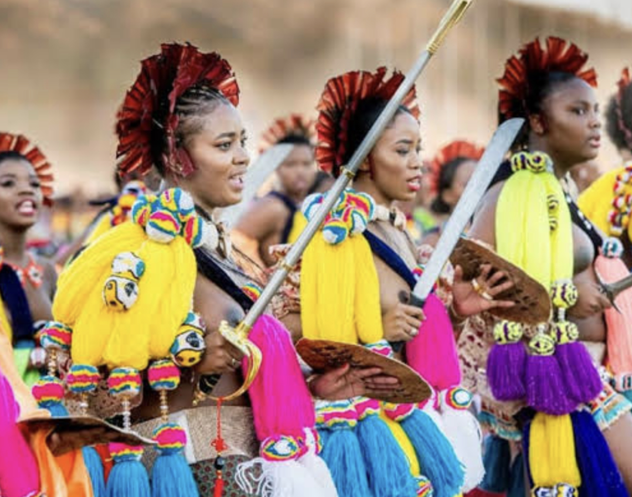 UMHLANGA REED DANCE THREAT:Security forces Imbali armed with guns, no security for ordinary young girls.