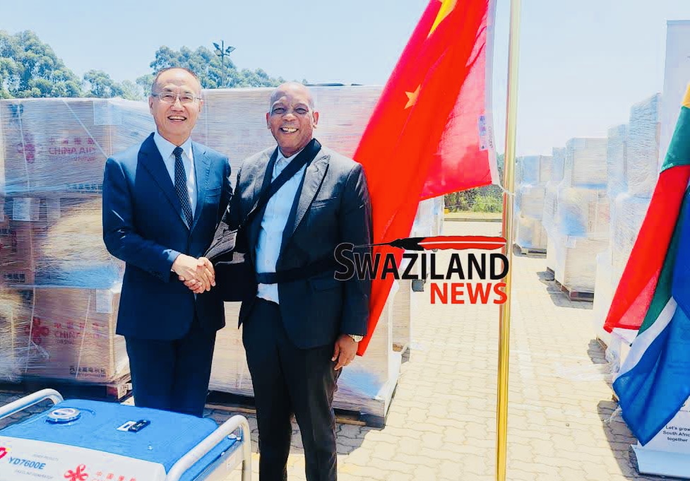 China donates 450 Gasoline Generators, pledges R150million more electricity equipment amid load-shedding.