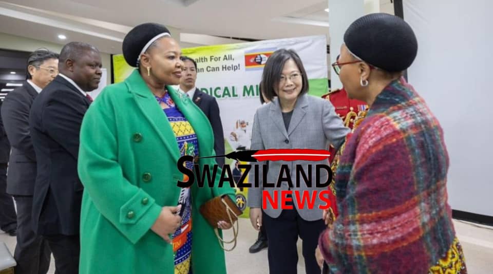 Visiting Taiwan President Tsai Ing-wen tours Mbabane Government Hospital amid shortage of medication but says, eSwatini is developing.