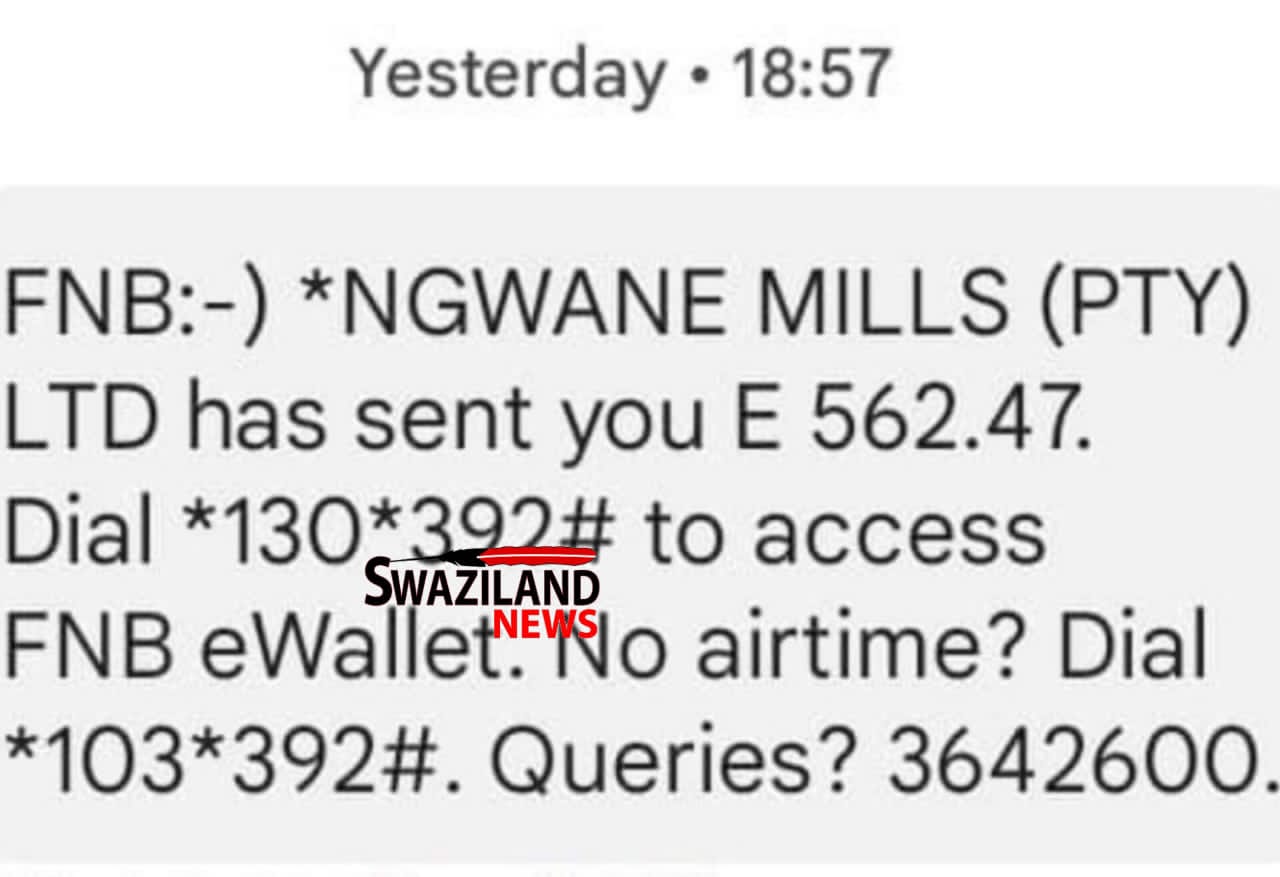  EXPOSED: Ngwane Mills pays employees R562.00 forthnight salary.