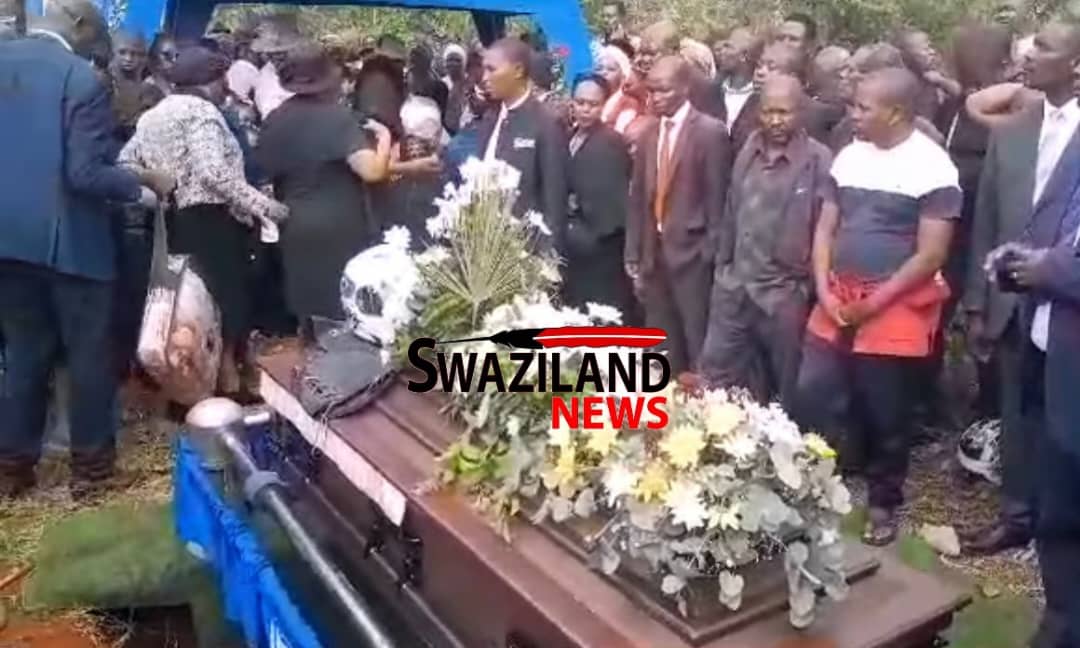 Matsapha Gallery Hotel owner Sifiso Simelane who was abducted and murdered by unknown killers,laid to rest.