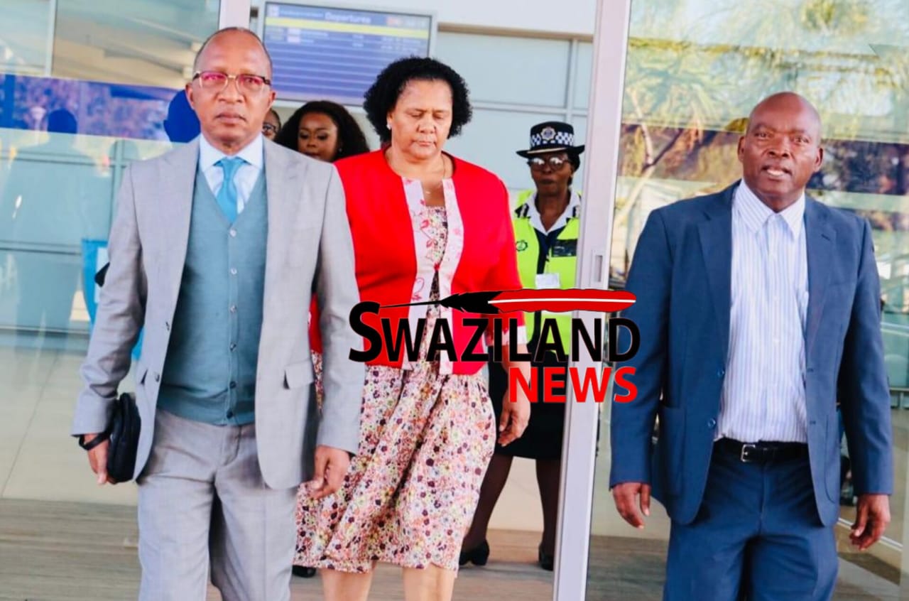 Prime Minister Cleopas Sipho Dlamini back from U.S.- Africa Business Summit.