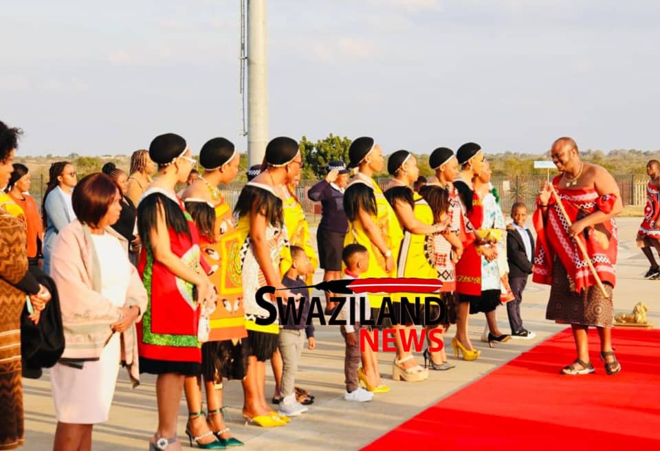 King Mswati back from Zambia.