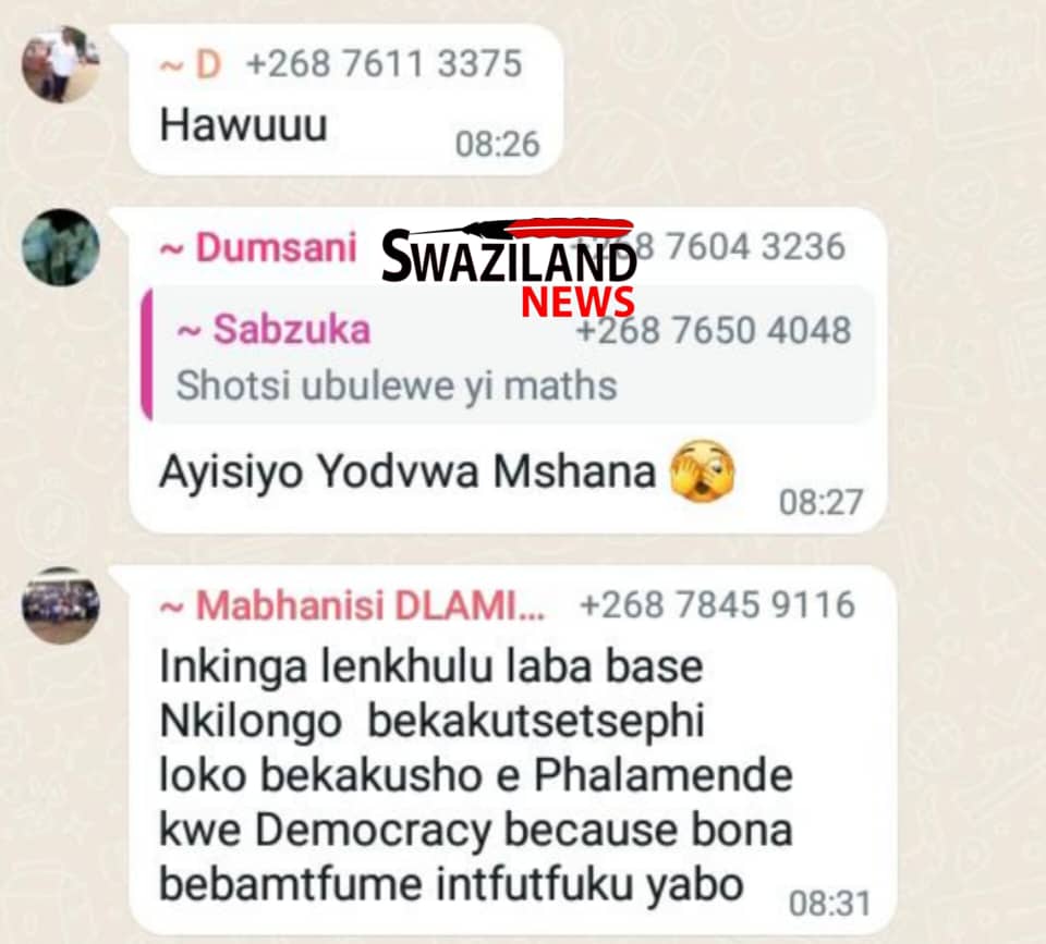 ASPIRING KWALUSENI MP MABHANISI DLAMINI: Nkilongo residents never mandated Timothy Myeni to demand democracy in Parliament, they want development.