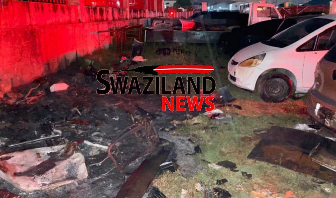  Asians invade Five River Investments Garage, burn cars.