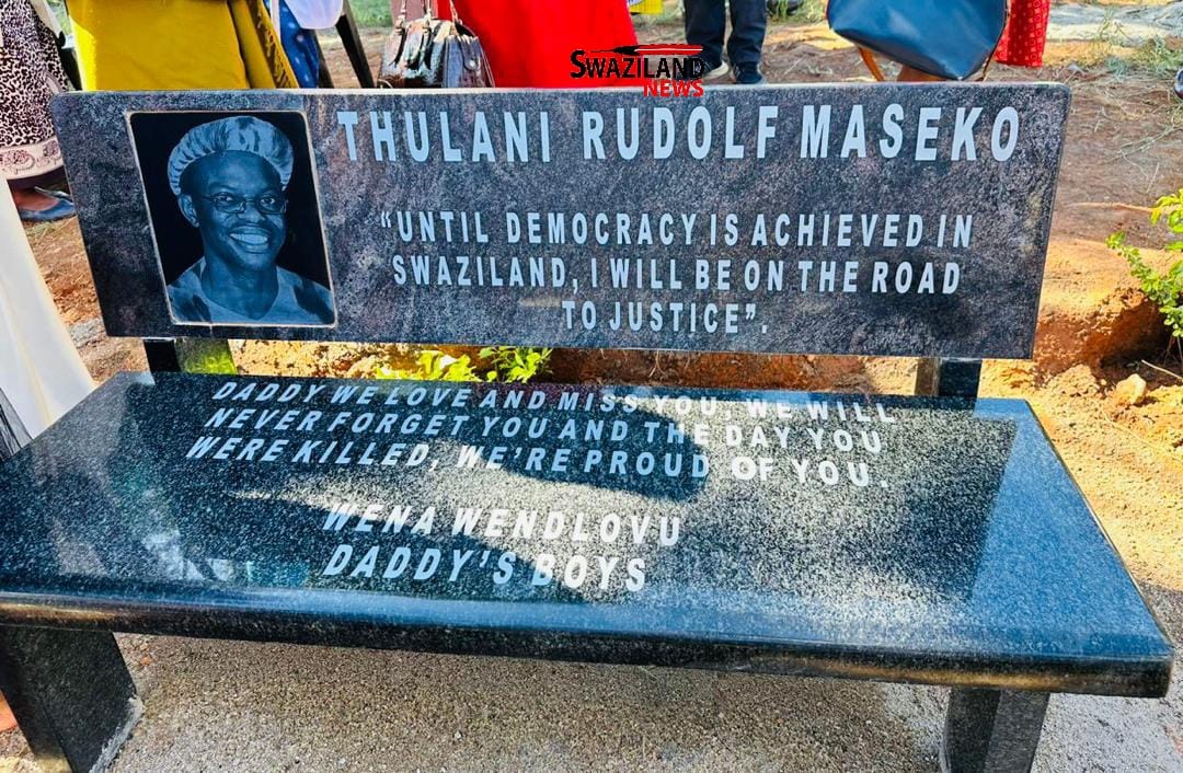 MULTISTAKEHOLDER FORUM(MSF) CHAIRPERSON:We will work towards ushering Eswatini into democracy in honour of assassinated human rights lawyer Thulani Maseko.