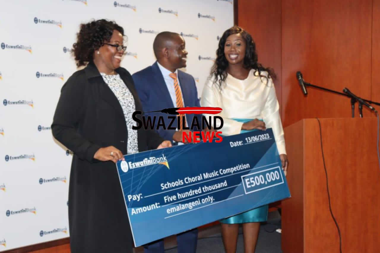 Eswatini Bank’s R500,000.00 sponsorship for Schools Choral Music Competition, SNAT applauds bank for supporting talents.