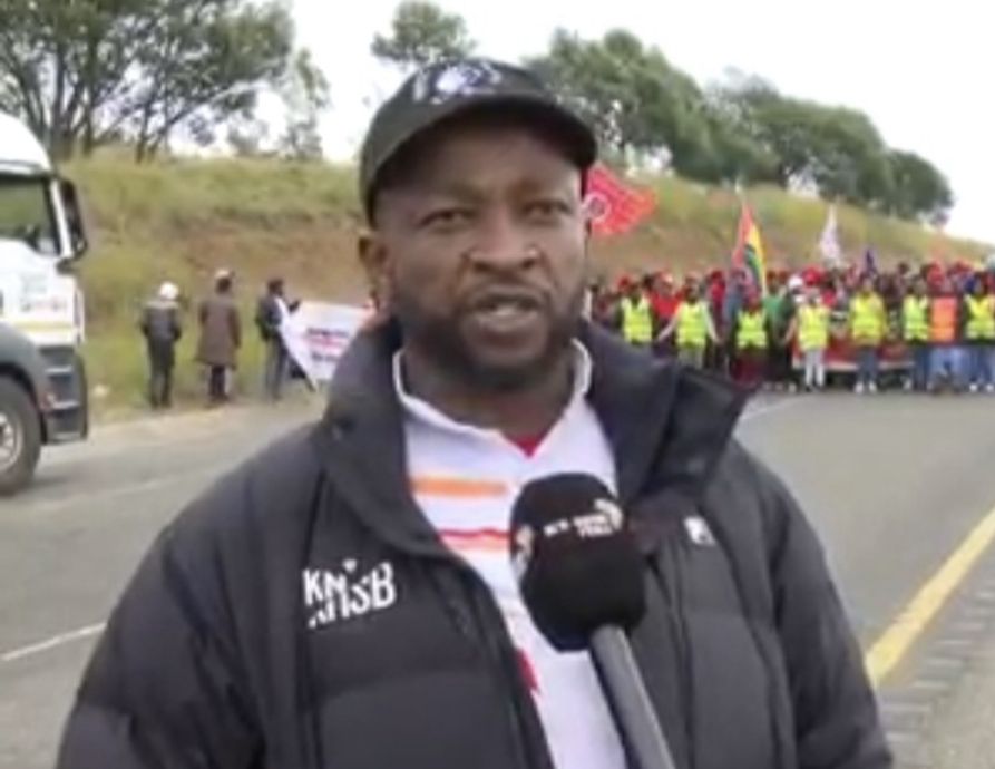 PUDEMO PRESIDENT: Border blockade meant to frustrate Mswati’s businesses. 