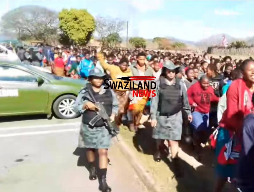 Armed police, soldiers escort Imbali amid threats.