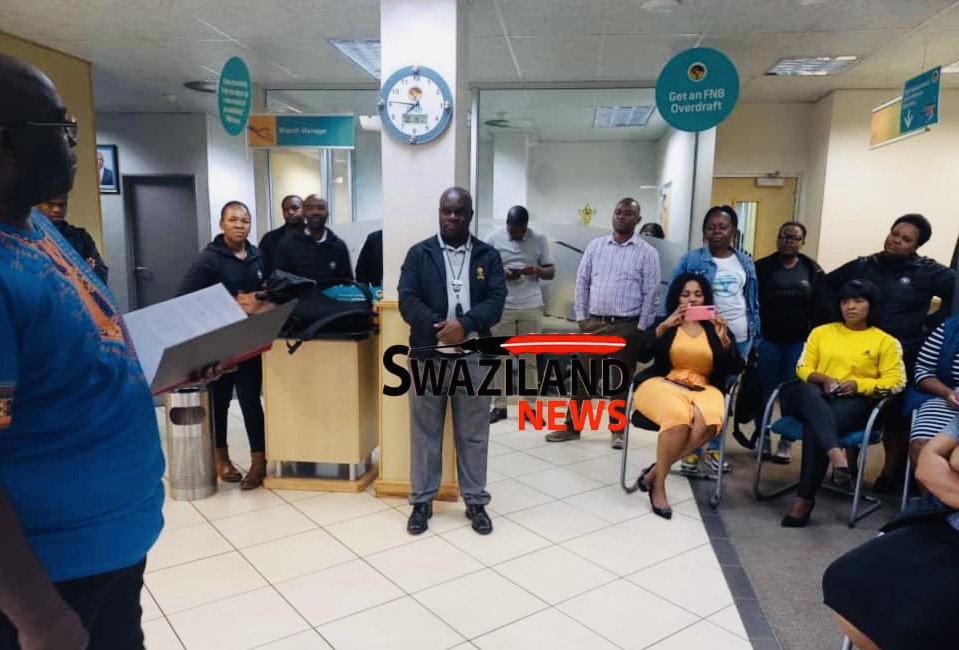 BREAKING NEWS:FNB Eswatini and Workers Union reach agreement on 6.5% salary increment, employees happy,strike action cancelled.