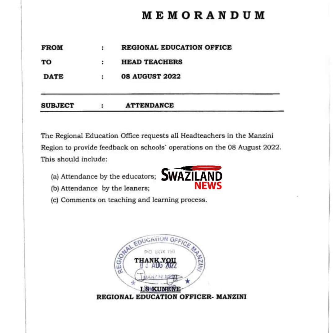 Teachers Union warns Government against intimidating their members who did not report for duty amid security threats.