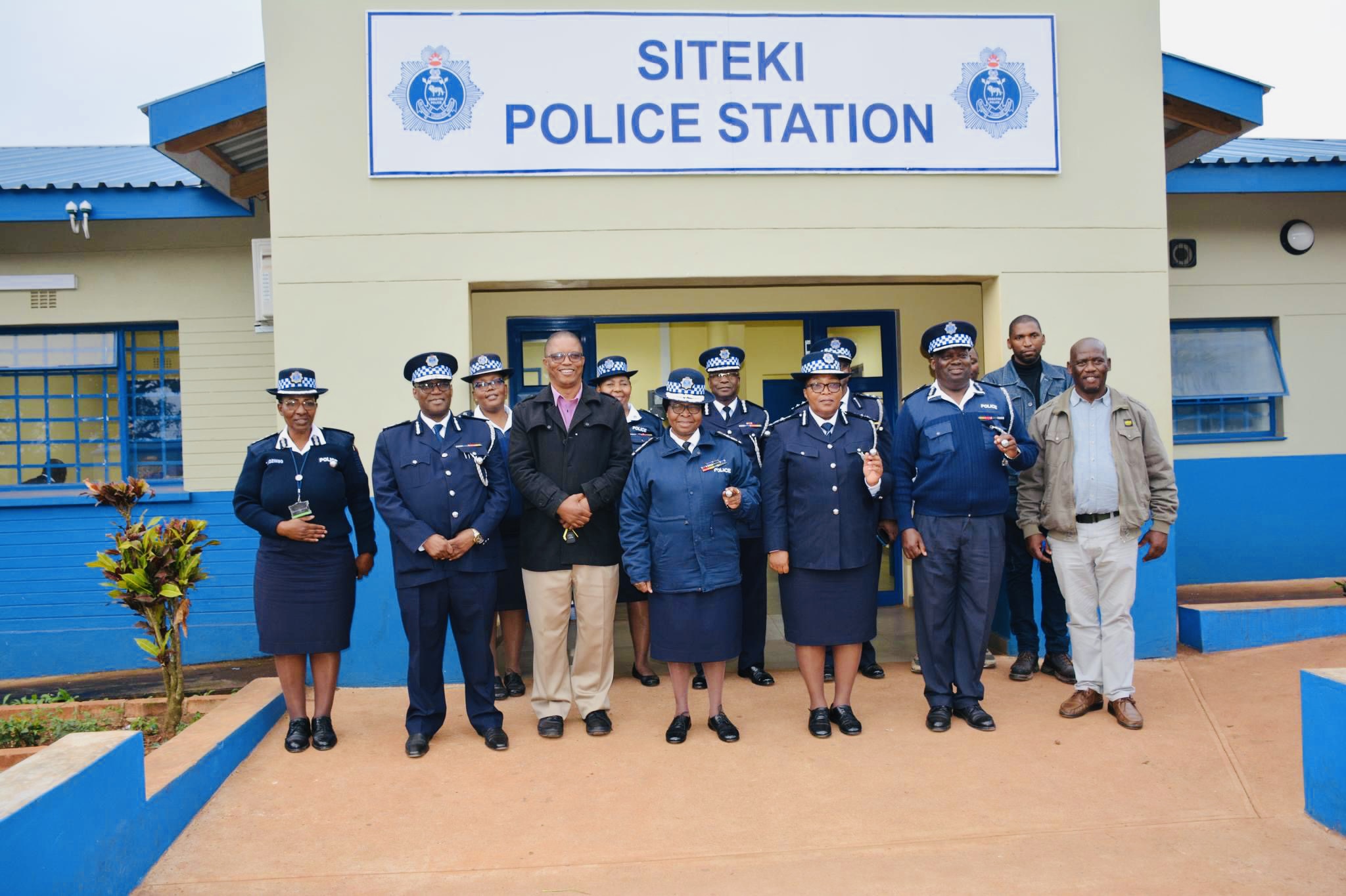 Acting National Commissioner Lydia Dlamini officially opens newly renovated Mafutseni and Siteki Police Stations.
