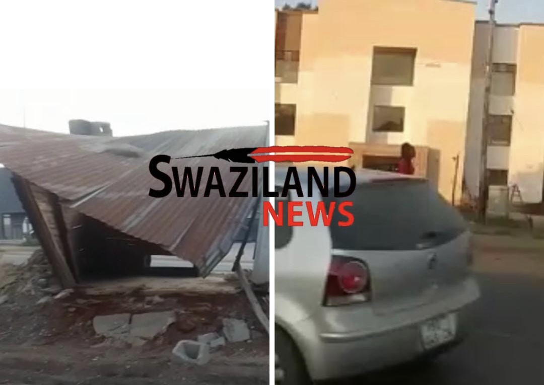 Pastor Nkambule hires bulldozer to destroys Spaza shops next to his Pentecost church,says structures hiding beauty of building.