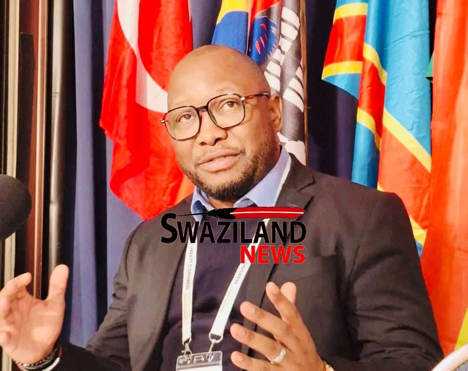 MultiStakeholder Forum(MSF) Chairperson Sicelo Mngomezulu lobbying influential institutions at the World Liberty Forum(WLC) Conference in Washington-US, to intensify eSwatini struggle for democracy.