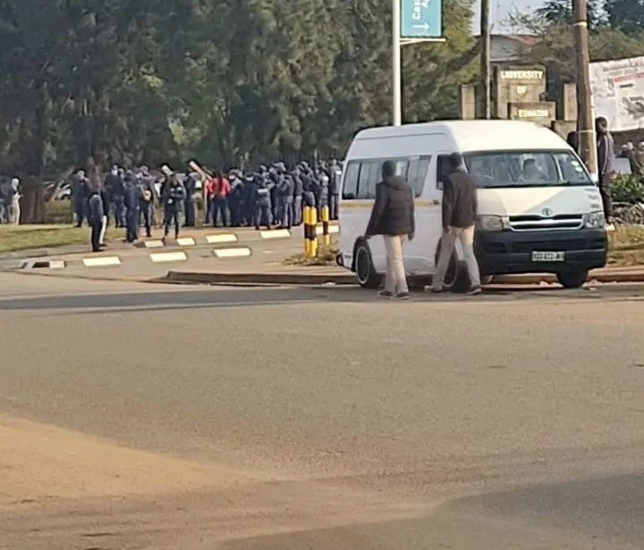 Mswati’s soldier invade University of Eswatini, disrupts protest.