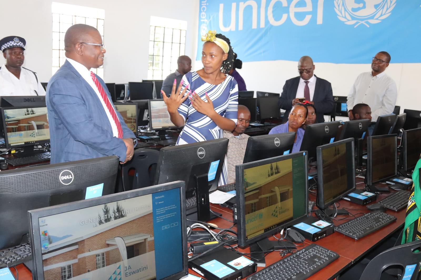  Commerce Minister Mancoba Khumalo launches Incubation Centre for youth owned businesses,UNICEF calls for more training.  