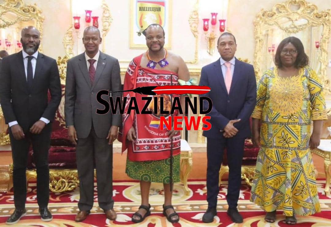 King meets SADC Executive Secretary Elias Mogotsi as Troika monitors eSwatini crisis.