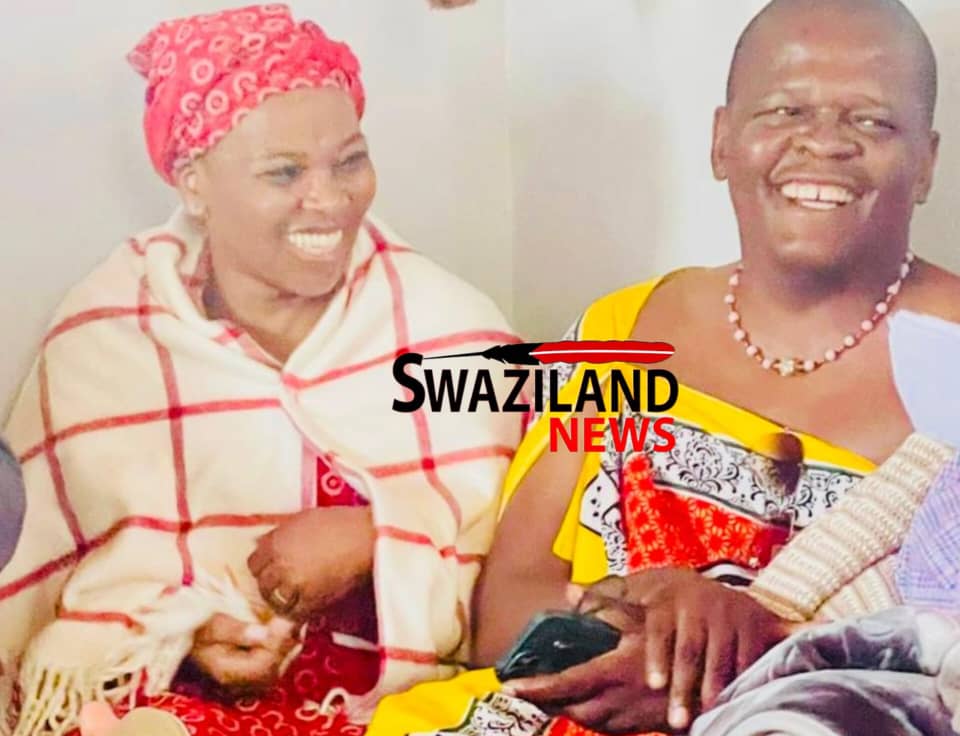 HUSBAND ‘SNATCHER’: Supreme Court Deputy Registrar Siphiwo Masuku-Engene Filling Station boss Mduduzi Nyoni’s lobola ceremony at Shiselweni.