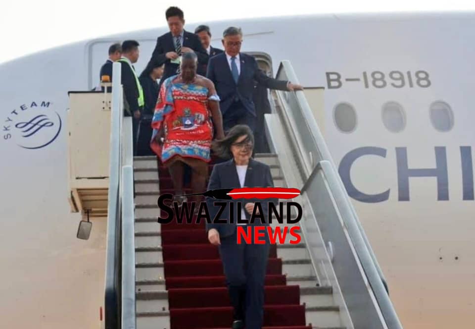 Taiwan President Tsai Ing-wen arrives for eSwatini 55-55 Independence/ King’s Birthday Double Celebration.