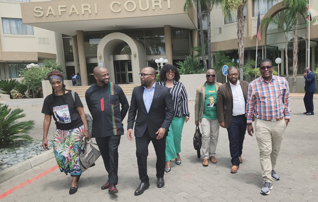Incarcerated MPs lawyer Sicelo Mngomezulu leads delegation of pro-democracy leaders to lobby Heads of State at SADC Troika Summit.