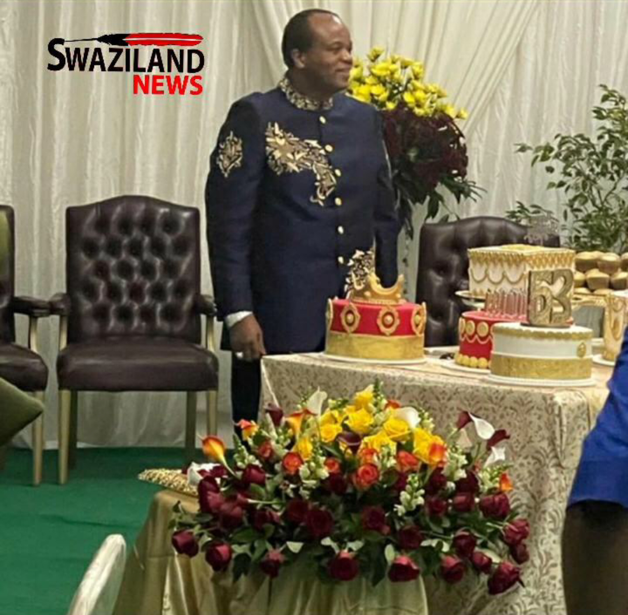 King Mswati’s secret birthday celebration, Army Commander and few military officers allowed.