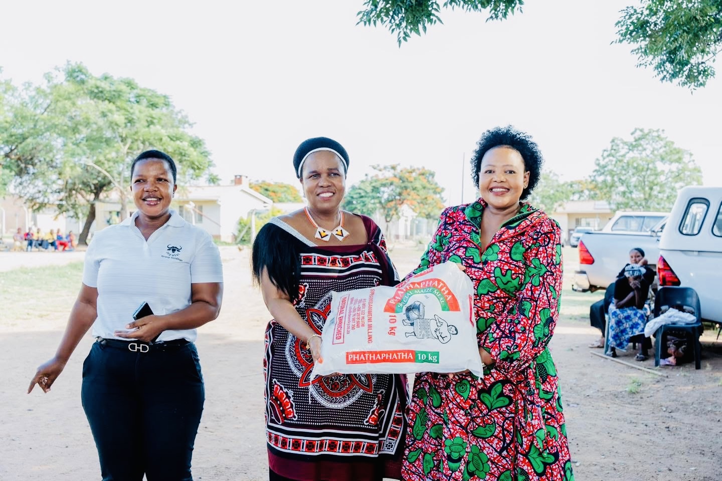Inyatsi Group Foundation donates food worth R50,000.00 to Malindza Refugees Camp, Mozambican nationals who fled to eSwatini amid political unrest to benefit.