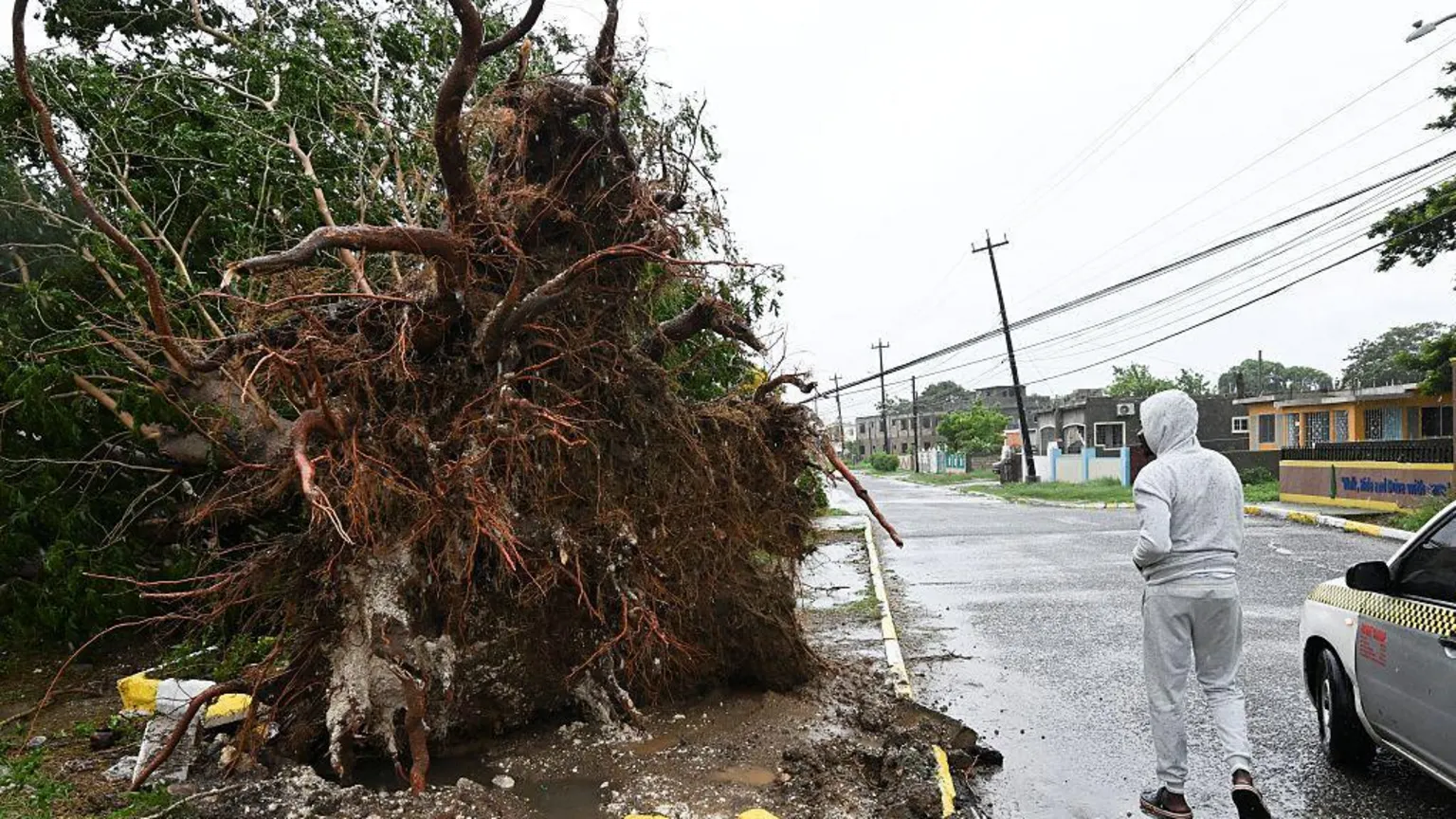 Heavy storm-Hurricane Melissa ‘invades’ Jamaica, destroys properties.