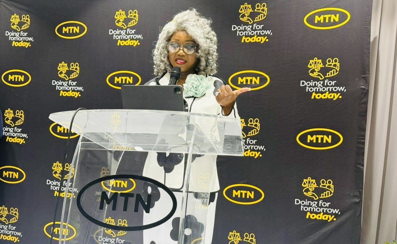 MTN Eswatini honors Information Minister Savannah Maziya for participating in “Yellow Care Campaign” and advancing digital transformation.