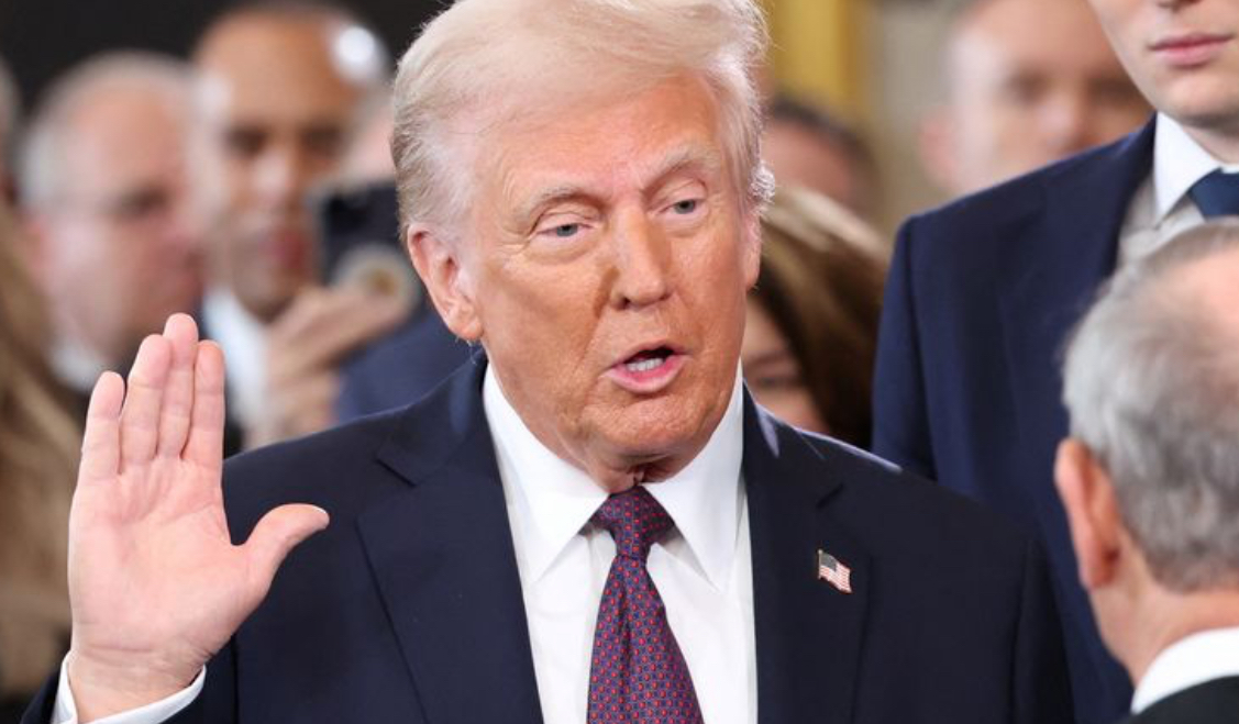 Donald Trump sworn-in as the 47th President of the United States.