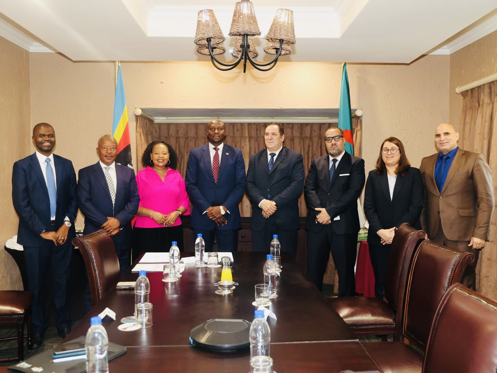 Prime Minister Russell Mmiso Dlamini receives Special Envoy from Algeria Mohamed Meziane, strengthening of cooperation between two countries discussed.