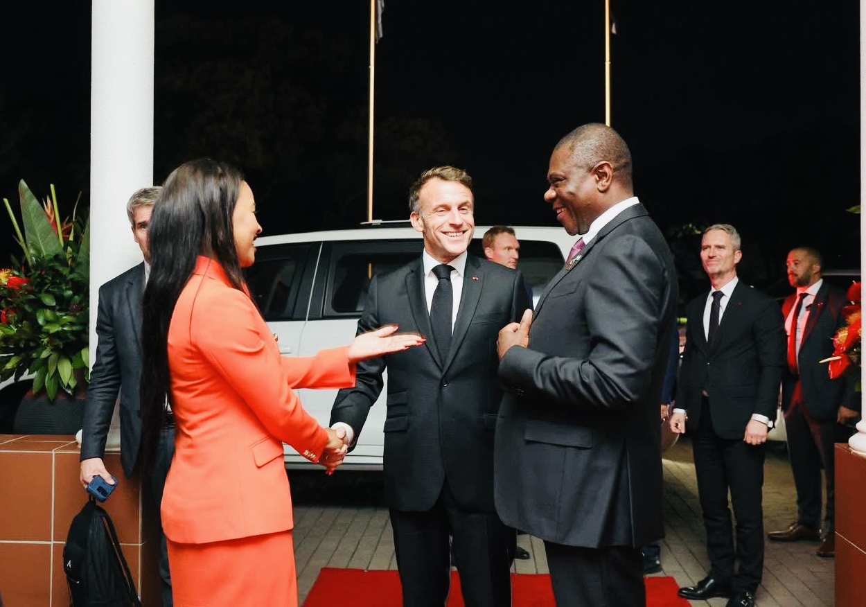 French President Emmanuel Macron arrives in South Africa for G20 Summit, participates in the signing of MoU between AFD Group and South Africa’s Just Energy Transition Investment Plan.