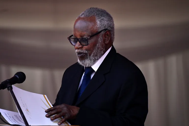Namibian founding father and first democratically elected President Sam Nujoma dies aged 95.