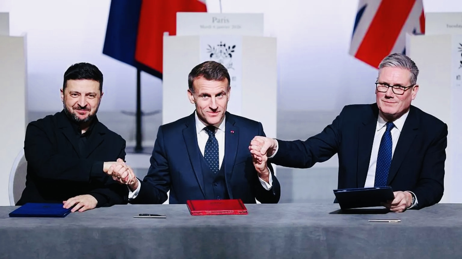 United Kingdom (UK) and France sign agreement with Ukraine seeking to deploy troops after peace deal with Russia, Putin threatens to attack foreign soldiers.