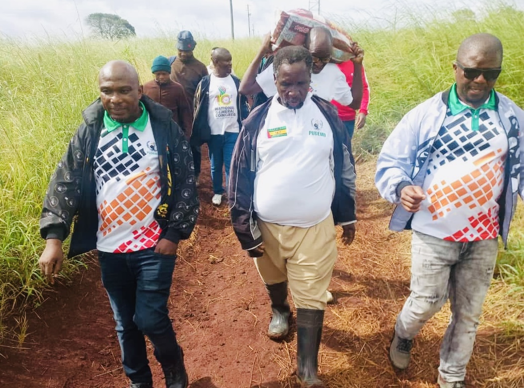 Eswatini main and largest political party-PUDEMO visits family of Mfanzile Sigwane who was killed by Game Mbuluzi Rangers.