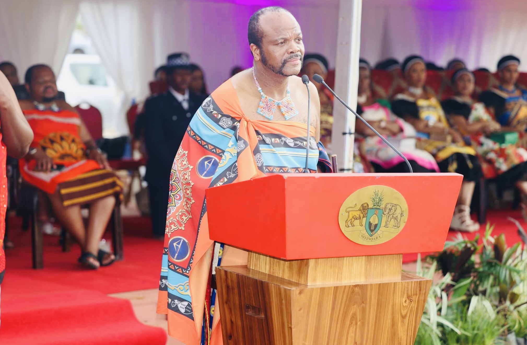 King Mswati graces Good Shepherd Catholic College Graduation Ceremony, officially opens “Imvulamehlo yemaSwati Eye Clinic”.