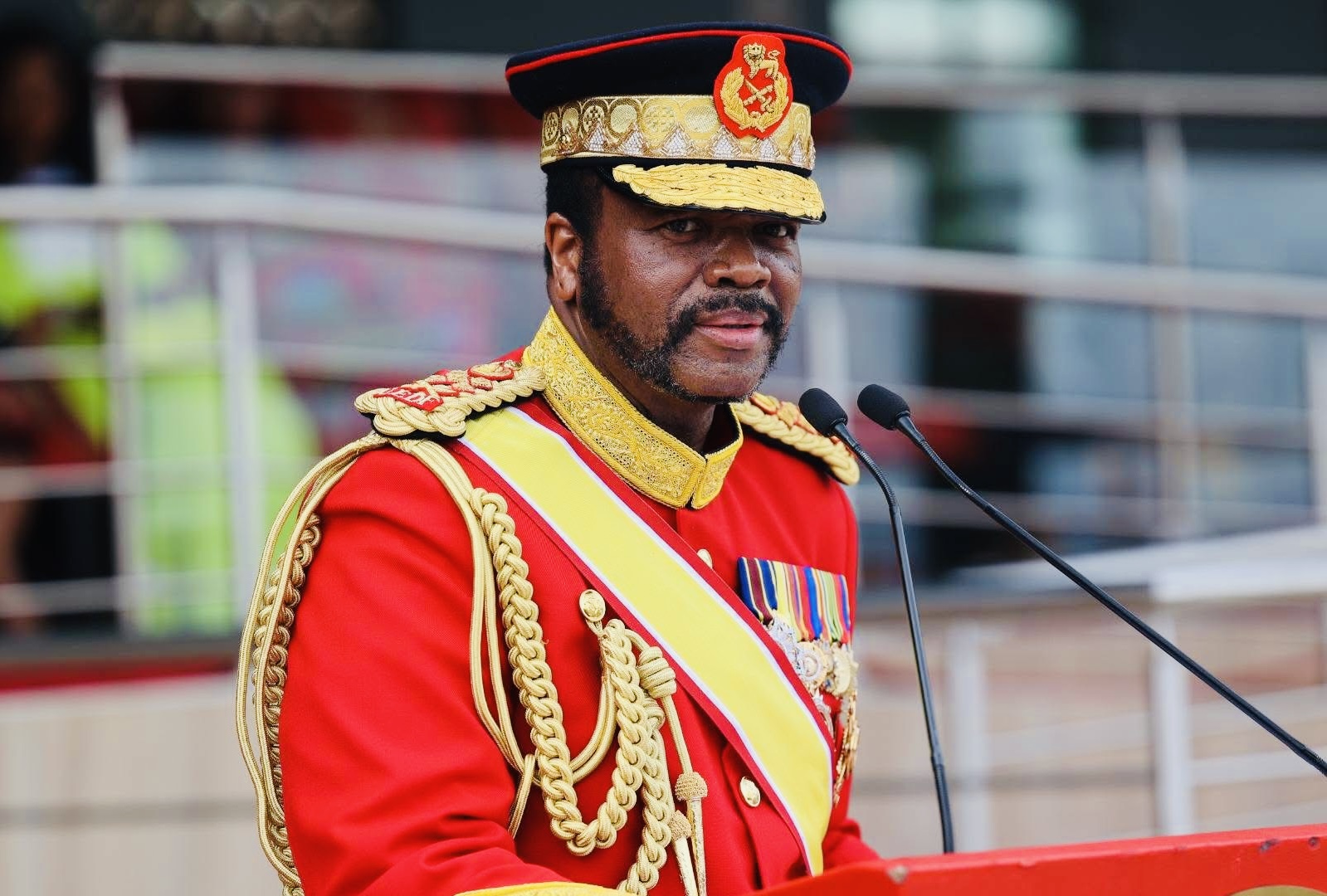 King Mswati applauds Army for maintaining peace and security, says recruitment part of succession plan to ensure that eSwatini has more soldiers.