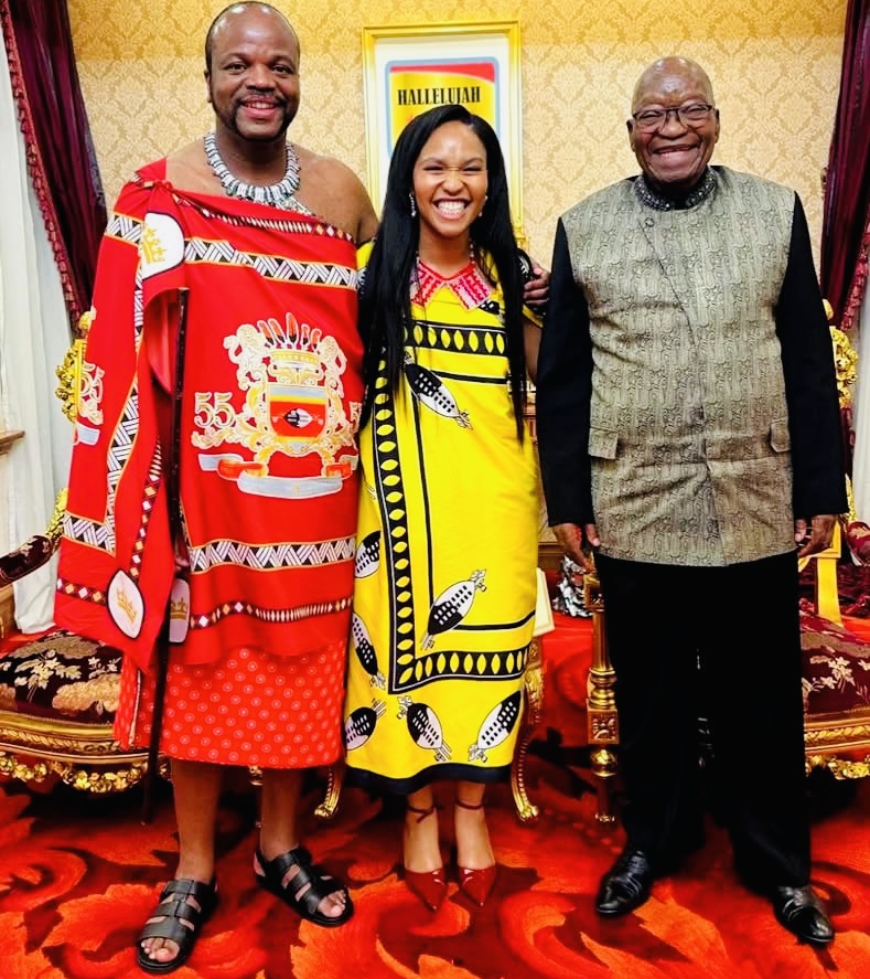 Former South African President Jacob Zuma finally accepts his friend King Mswati as 22 year-old daughter Nomcebo Zuma’s husband(uMkhwenyana).