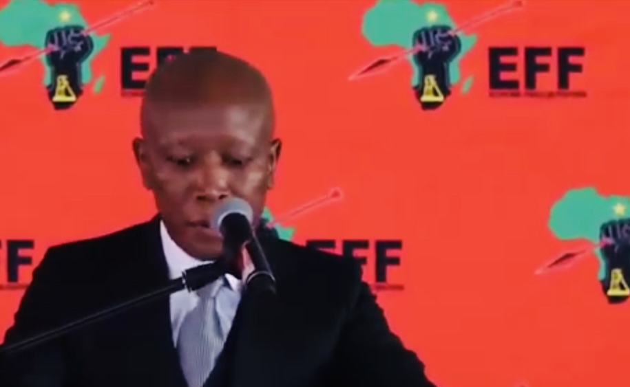 Economic Freedom Fighters leader Julius Malema applauds African National Congress(ANC), IFP for attending mass funeral of EFF members.