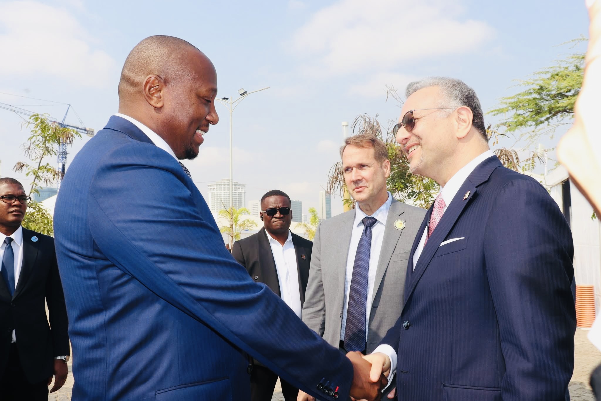 Prime Minister Russell Mmiso Dlamini meets United States officials at US-Africa Business Summit, strengthening of economic diplomacy and partnership discussed.