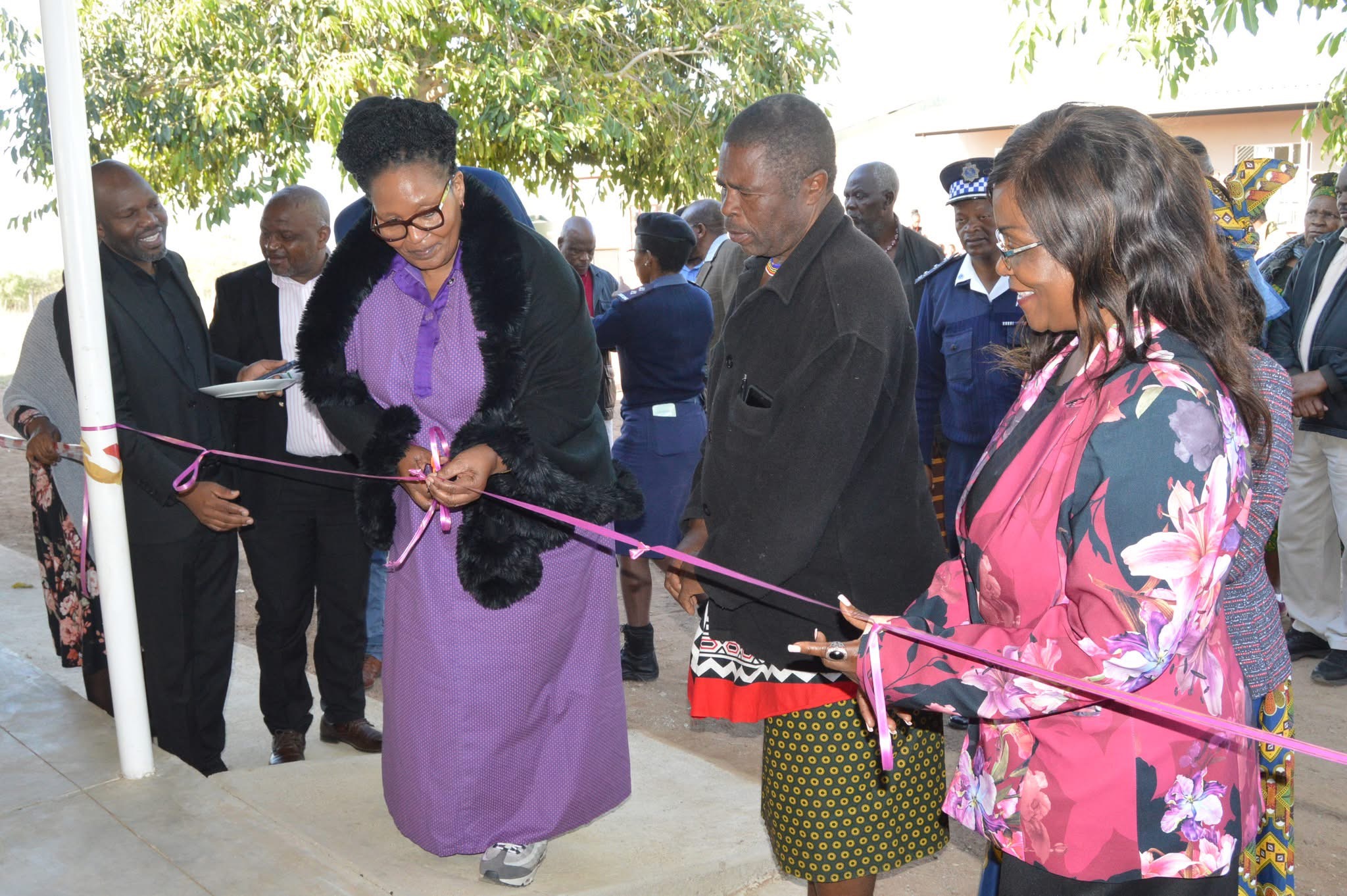 Deputy Prime Minister(DPM) Thulisile Dladla officially opens rehabilitated classrooms at Mampempeni Primary School, project funded by African Union(AU).