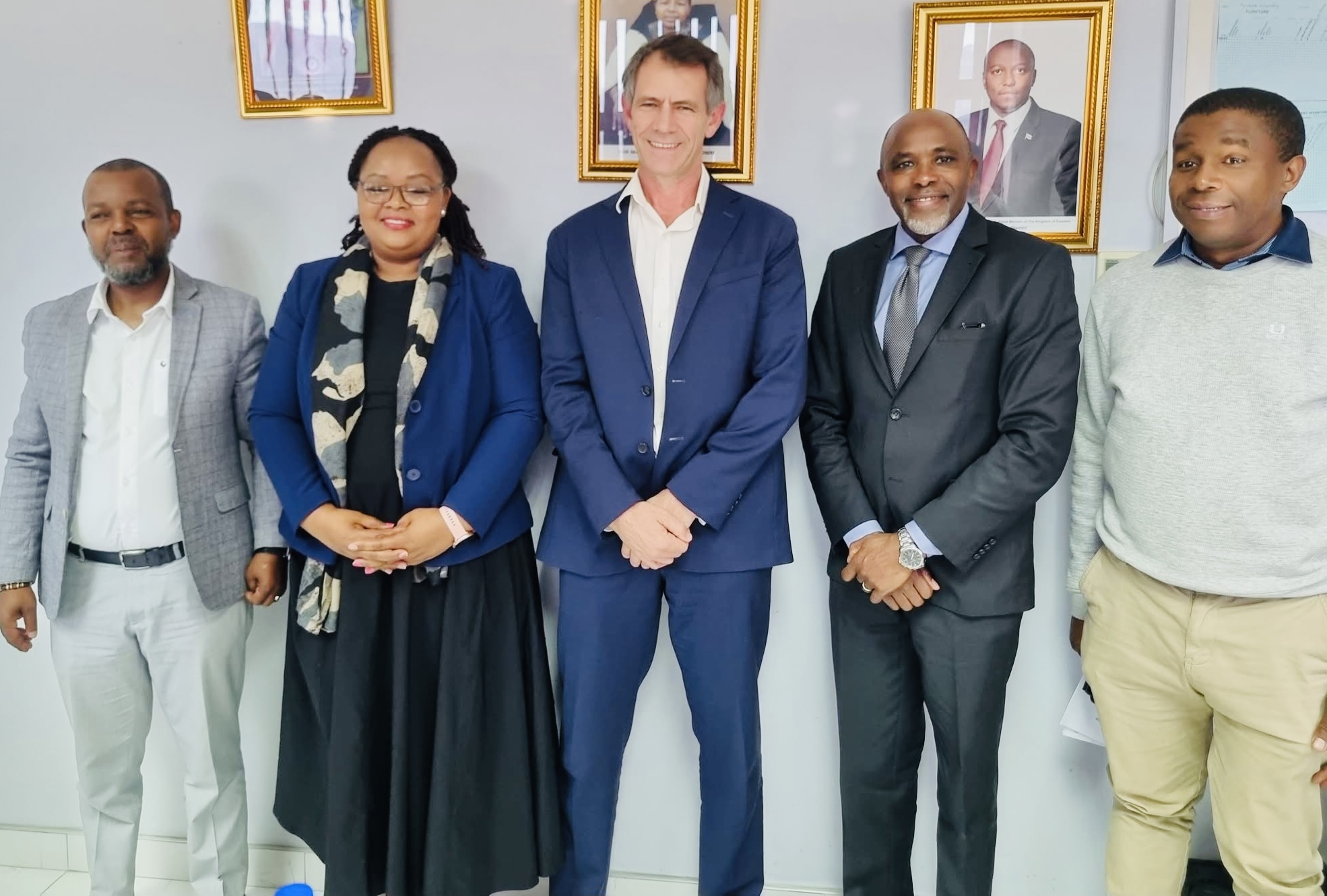 Finance Minister Neal Rijikernberg meets United Nations Economic Commission for Africa(UNECA) delegation ahead of Regional Inter-Governmental Committee Conference.