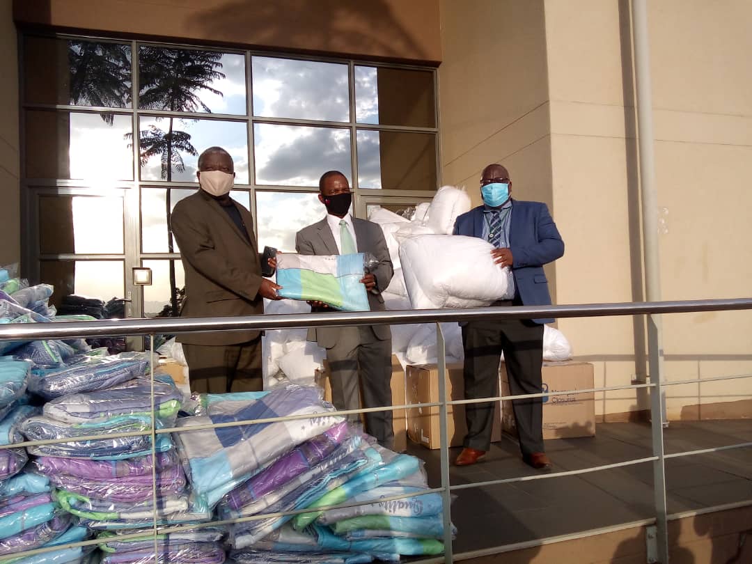 COVID-19: Central Bank donates bedding worth E316,000.00 to government   